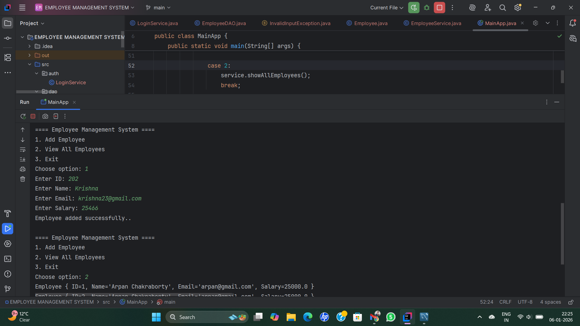 Employee Screenshot 9